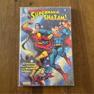 Superman vs. Shazam! DC Comics Book Thomas/Conway/Buckler/Kane TPB New